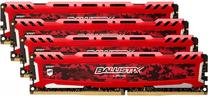 Operatyvioji atmintis (RAM) Crucial Ballistix Sport LT Red BLS4K8G4D32AESEK, DDR4, 32 GB, 3200 MHz
