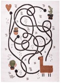 Kilimas vidaus Hakano Beo Game, įvairių spalvų/kreminė sp., 190 cm x 140 cm