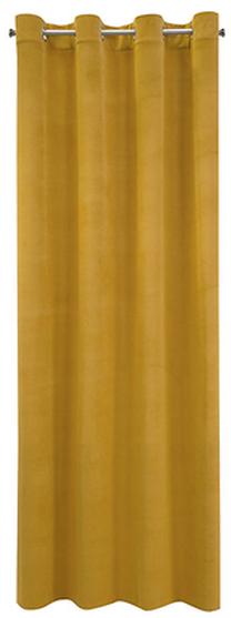 Naktinė užuolaida Milo, geltona sp., 140 cm x 250 cm