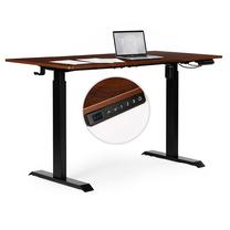 Datorgalds regulējams augstums ModernHome Electric, 140 cm x 70 cm, 76 - 121 cm, melns krās./koka krās.