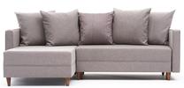 Kampinė sofa - lova Hanah Home Aydam 825BLC1717, kreminė sp., kairinė, 150 x 215 cm x 80 cm