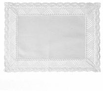Servetėlė stačiakampė Nataly, balta, 30 x 40 cm