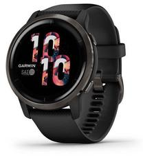 Išmanusis laikrodis Garmin Venu 2, juoda sp. Prekė su pažeista pakuote.