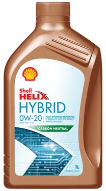 Motoreļļa Shell Helix Hybrid 0W - 20, sintētiskais, 1 l