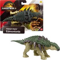 Žaislinė figūrėlė Mattel Jurassic World Rebirth Frenzy Pack Edmontonia JCL50, žalia sp.