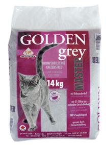 Kasside allapanu Golden Grey Master, orgaaniline (tõmbub kokku), 14 kg