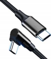 Vads Gembird USB Type-C Vīrietis, USB Type-C Vīrietis, 0.2 m, melna krās.