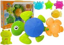 Vonios žaislų rinkinys Lean Toys, įvairių spalvų