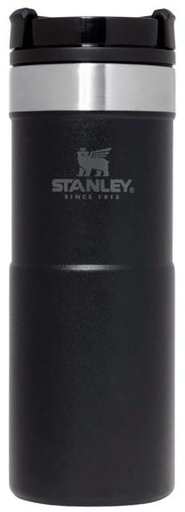 Termopuodelis Stanley The Neverleak Travel Mug, 0.35 l, juoda sp.