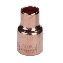 Perėjimas Viega 95240, 15 mm - Lituojamas vidus/22 mm - Lituojamas vidus, varis