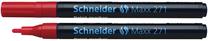 Tekstimarker Schneider Maxx 271 65S127102, 1 - 2 mm, punane v.