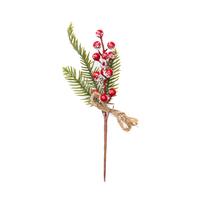 Dirbtinė šakelė Christmas Touch, raudona sp./žalia sp., 23 cm