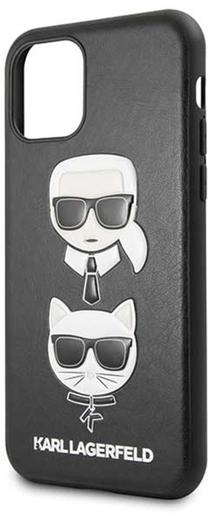 Telefona vāciņš Karl Lagerfeld, melna krās., Apple