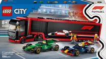Konstruktor LEGO® City F1® veok RB20 ja AMR24 F1® autodega 60445, 1086 tk