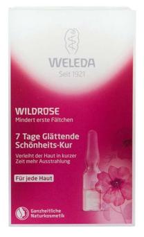 Ampulas sejas kopšanai Weleda Wild Rose 7 Day Smoothing Beauty Treatment, 5.6 ml