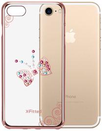 Telefono dėklas X-Fitted, rožinė sp., Apple