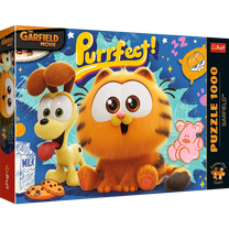 Dėlionė Trefl Premium Plus Garfield 12084, 27 cm x 40 cm, 1000 vnt., įvairių spalvų
