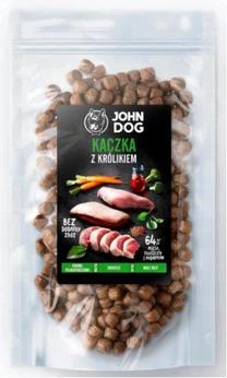 Kuiv koeratoit John Dog, küülikuliha/pardiliha, 0.12 kg