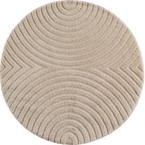 Kilimas vidaus Art 3D 1122, smėlio sp., 120 cm x 120 cm