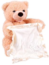 Игрушечное животное Peek A Boo Teddy, 22 см, английский, коричневый цв.