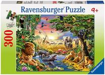 Dėlionė Ravensburger At the Watering Hole 13073, 49 cm x 36 cm, 300 vnt., įvairių spalvų