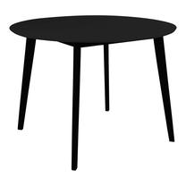 Valgomojo stalas House Nordic Vojens, juoda sp., 105 cm x 105 cm x 75 cm
