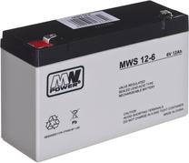 UPS akumulators MPL Power Elektro MWS 12-6, 12 Ah