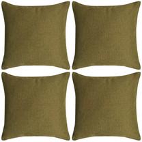Декоративная подушка VLX Cushion Covers, зеленый цв., 40 см x 40 см, 4 шт.