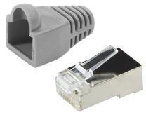 Logilink Cat 5e Modular Plug With Strain Relief Hood x 100