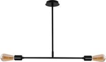 Valgusti rippuv Opviq Flower 160 - AV 521SHN3430, E27, 2 x 40 W, must v. / must v.