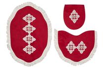 Коврик для унитаза Foutastic Queen 299ANR1524, красный цв., 60 см x 110 см