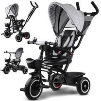 Triratukas Tiny Bike 3in1 SP0650 SZ, juoda sp./pilka sp.