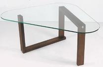 Kavos staliukas Kalune Design Cam S302, riešuto sp., 96 cm x 81 cm x 41 cm