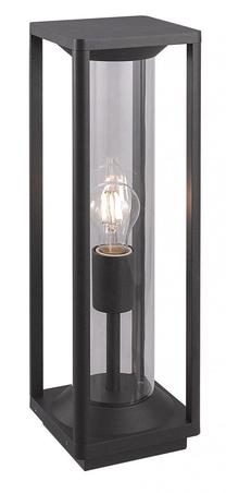 Brīvi stāvošs āra gaismeklis Su-Ma Porto, 60W, E27, IP65, melna krās., 14.5 cm x 50 cm