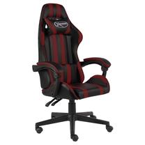 Spēļu krēsls VLX 20525, 69 x 62 x 115 - 130 cm, bordo krās./melns krās.