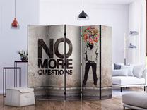 Širma Artgeist No More Questions II Paraventtc1812, įvairių spalvų, 225 cm x 172 cm