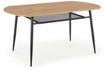 Stalas Jackson, ąžuolo sp./juoda sp., 160 cm x 90 cm x 77 cm