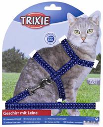 Kaķu siksna ar pavadiņu Trixie 4184, 120 cm, daudzkrāsaina