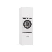 Spintelė skalbimo mašinai Pola 2S, balta sp., 64 cm x 64 cm x 212 cm