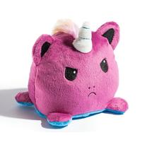 Pliušinis žaislas Reverdible Plushie Unicorn, žalia sp./violetinė sp., 13 cm