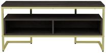 ТВ стол Kalune Design Merrion, золотой цв./темно-серый цв., 35 см x 110 см x 49.9 см