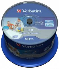 Ierakstāms kompaktdisks Verbatim, 25 GB, 50gab.