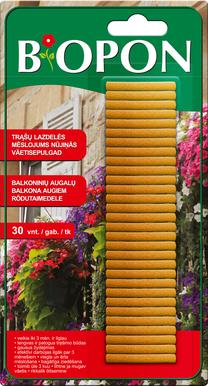 Trąšos balkoniniams augalams Biopon 1212, lazdelės formos
