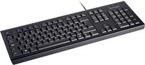 Vadu datora tastatūra Kensington KB100S EQ, Angļu (UK), melna krās.