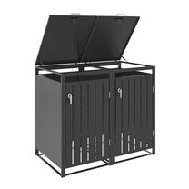 Lauko konteinerių stoginė Hatis MBB02-2A, 240 l, antracito sp.