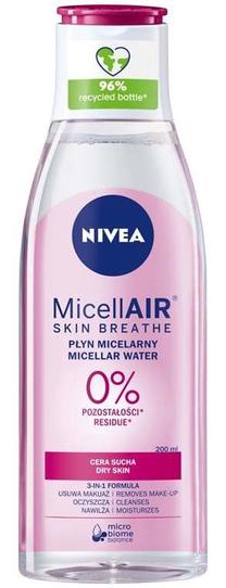 Micelārais ūdens Nivea 3in1 MicellAir, 200 ml