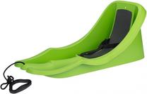 Plastikinės rogės Restart Baby Rider, antracito sp./žalia sp., 75 cm x 40 cm
