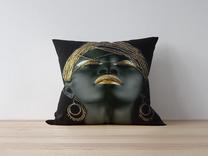 Dekoratyvinės pagalvėlės užvalkalas Mioli Decor 1123, juoda sp./įvairių spalvų, 43 cm x 43 cm