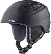 Slēpošanas ķivere Alpina, melna krās., 61-64 cm