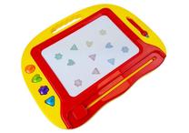 Доска для рисования Lean Toys Color Tablet, 2.5 см, красный цв./желтый цв.